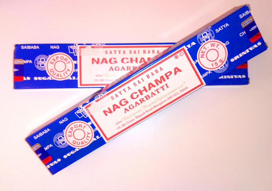 Incienso Stick Nag Champa (caja 15gr) SATYA | Incienso Nag Champa SATYA | MUNDO ECOLÓGICO