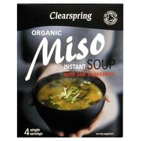 Sopa instantánea de Miso y Algas (40gr) CLEARSPRING | F- 567022 | MUNDO ECOLÓGICO
