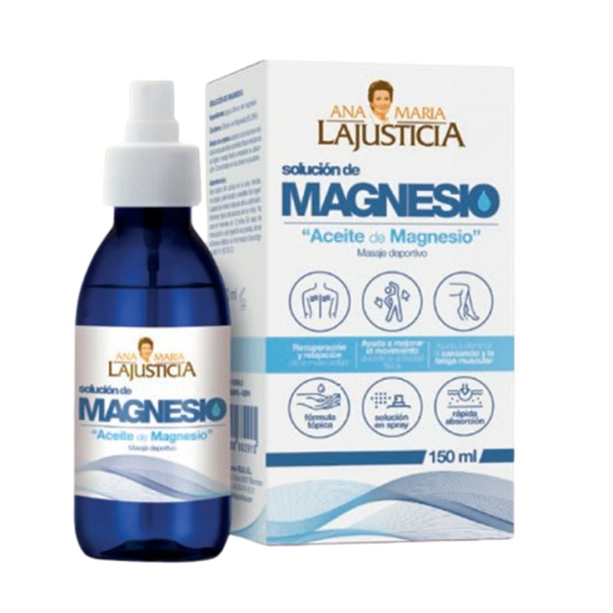 Aceite de Magnesio - Masaje deportivo (150 ml) ANA MARIA LAJUSTICIA | F- 114111 | MUNDO ECOLÓGICO