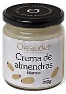 Crema de Almendras blancas Crunchy (210gr) OLEANDER | F- 212100 | MUNDO ECOLÓGICO