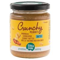Crema de cacahuete Crunchy Bio (250gr) TERRASANA | F-  402049 | MUNDO ECOLÓGICO