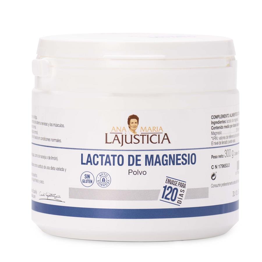 Lactato de Magnesio en polvo (300 gr) ANA MARIA LAJUSTICIA | F- 114059 | MUNDO ECOLÓGICO