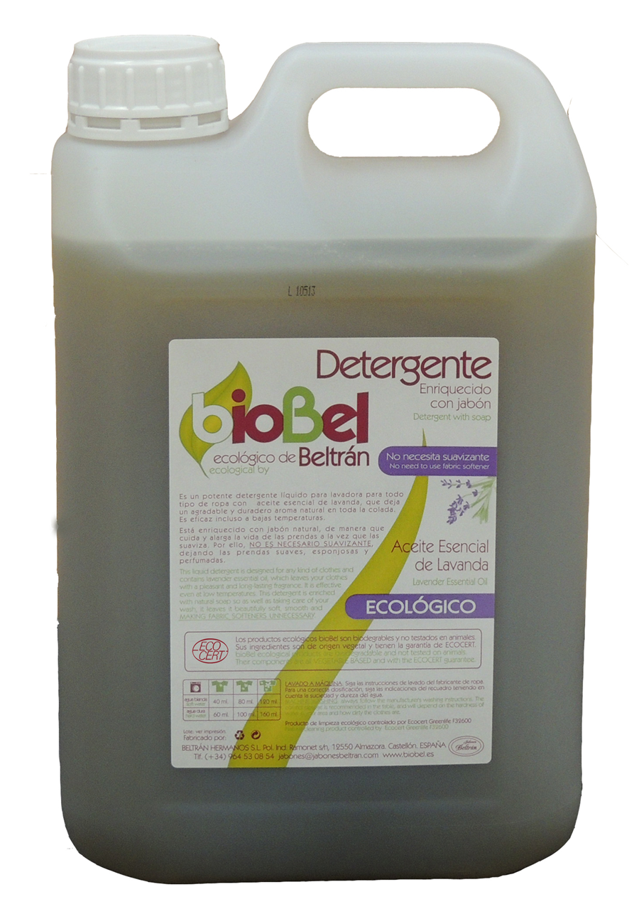 Detergente líquido para la ropa Bio (5L) BIOBEL | F- 492017 | MUNDO ECOLÓGICO